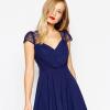 Asos robe bleu marine