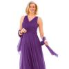 Bleu bonheur robe grande taille