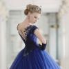 Image de robe de mariage de princesse bleu