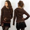 Pull marron chocolat femme