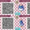 Qr code animal crossing new leaf robe bleu