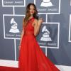 Rihanna robe rouge