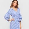 Robe a rayure bleu et blanc