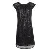 Robe a sequin noir