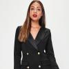 Robe blazer noir