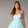 Robe bleu ciel pour mariage