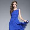 Robe bleu femme