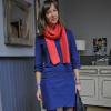 Robe bleu marine collant