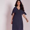 Robe bleu marine grande taille