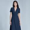 Robe bleu marine manche courte