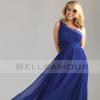 Robe bleu roi grande taille