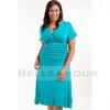 Robe bleu turquoise grande taille