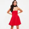 Robe bustier rouge