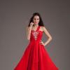 Robe coktail rouge