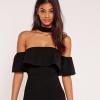 Robe col bateau noir