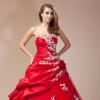 Robe de mariage rouge