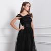 Robe de soirée longue noir