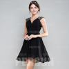 Robe de soiree noir courte