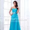 Robe demoiselle d'honneur bleu turquoise