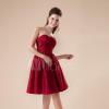 Robe demoiselle d'honneur rouge bordeaux