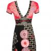 Robe desigual noir et rouge