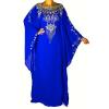 Robe dubai bleu electrique