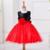 Robe fille rouge