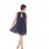 Robe fluide bleu marine