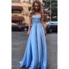 Robe longue bleu ciel