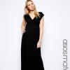 Robe longue noir femme