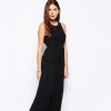 Robe longue noir h&m