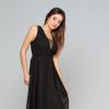 Robe longue noir pas cher