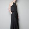 Robe longue noir zara