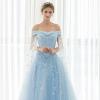 Robe mariage bleu ciel