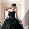 Robe mariage noir