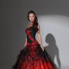 Robe mariage rouge et noir