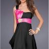 Robe noir et rose