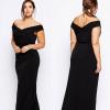 Robe noir grande taille pas cher