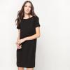 Robe noir manche courte