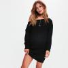 Robe noir pull