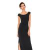 Robe noir simple longue