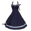 Robe rockabilly bleu