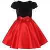 Robe rouge bebe fille