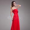 Robe rouge demoiselle d'honneur adulte