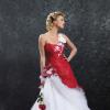 Robe rouge et blanche pour mariage