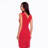 Robe rouge fourreau