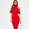 Robe rouge missguided