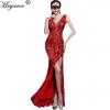 Robe rouge paillette