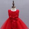 Robe rouge petite fille
