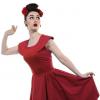 Robe rouge pin up